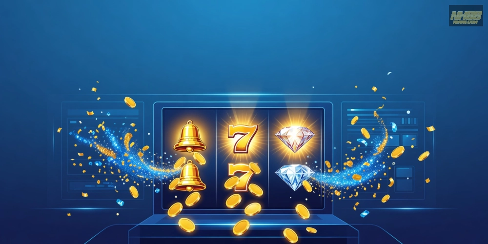 Hình minh họa cơ bản về trò chơi nổ hũ nh88 với jackpot hấp dẫn